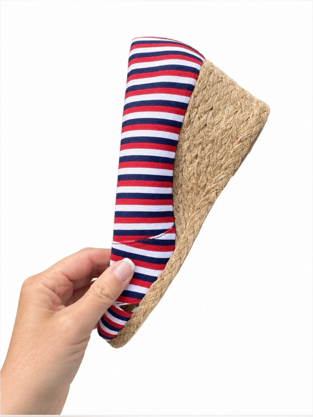 Adrienne Vittadini Bailee Espadrille Wedge Size 9